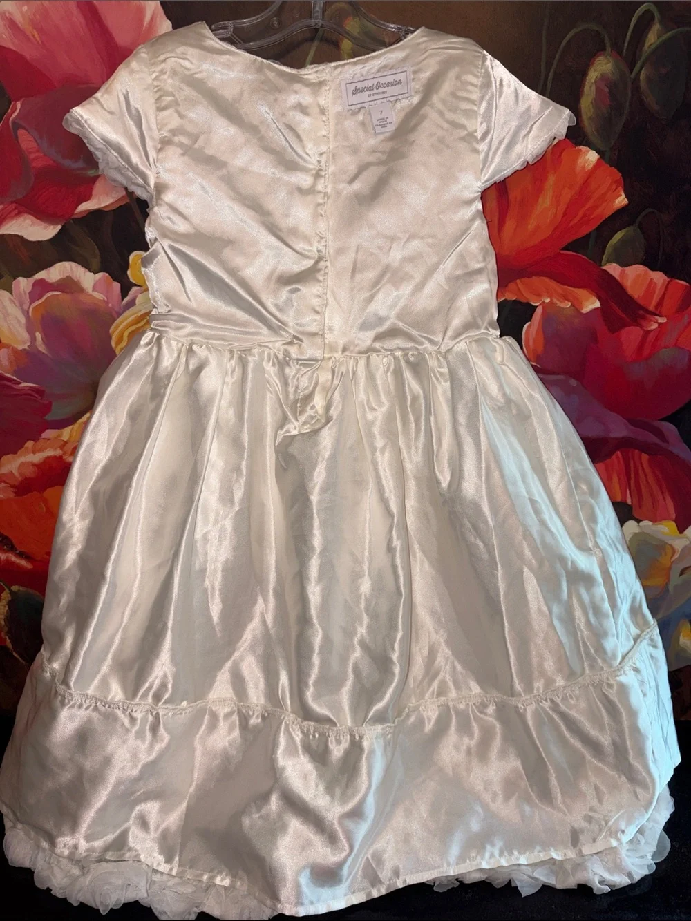 NWOT Gymboree White Rosette Party Dress